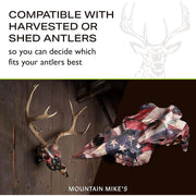 Mountain Mike's Reproductions MMR SMRF Skull Master Dipped Respect Flag - Antler Mounting Kit