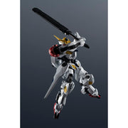 Bandai Spirits Gundam Universe ASW-G-08 Barbatos Lupus 6-Inch Action Figure with Sword Mace and Interchangeable Hand