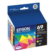 Epson T069120-BCS 69 4pk Combo Ink Cartridges, Black/Cyan/Magenta/Yellow