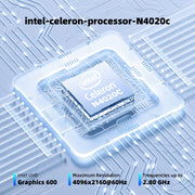 SGIN M15 Windows 11 Laptop Computer with up to 2.8GHz Quad Core Intel Celeron, 15.6 inch 8GB