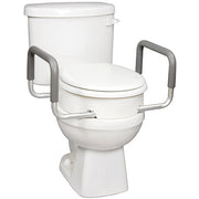 Carex Health Brands Toilet Seat Elevator with Handles for Standard Round Toilets