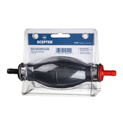 Scepter Marine Fuel Tank Primer Bulb, High Flow Capacity, 5/16 Hose Barbs, EPA CARB Compliant, Black, 10542
