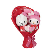 Hello Kitty and Friends Plush Valentine Bouquet, 13 Inch, Multicolor, Ultra-Soft Polyester