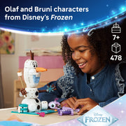 LEGO Disney Frozen Olaf and Bruni's Picnic Fun Building Set, 478 Pieces, Multicolor, 6589963