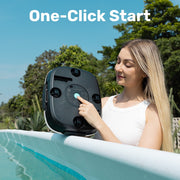 Gosvor Cordless Robotic Pool Vaccum Cleaner for Above Ground Flat Pools