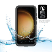Body Glove 100007925 Tidal Waterproof Phone Case for Samsung Galaxy S23+ 5G - Black/Clear