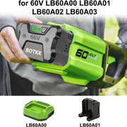 BOTKK LB60A00 LB60A01 LB60A02 LB60A03 Replacement Greenworks 60V Power Tool Battery, 5Ah Lithium Ion, Compatible