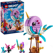 LEGO 6470365 DREAMZzz Izzie's Narwhal Hot-Air Balloon Deep-Sea Animal Toy, Save Bunchu from a Grimspawn, Transforming Whale Figure for Kids, Bunny Toy for Boys and Girls 7 Years Old and Up, 71472