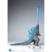 Hiya Toys Heat Ray Godzilla Translucent Action Figure, 7 Inch, Articulated Tail, Interchangeable Neck and Head Parts, Blue Paint Detailing, AUG238466