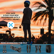 Hover-1 H1-AXL-BLK Axle Hoverboard 7MPH Top Speed, 3MI Range, LED Headlights & Wheels, Easy to Learn for Kids/Youth, Black