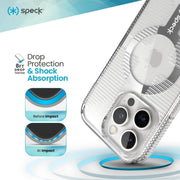 Speck 150733-5085 Crystal Clear GemShell Slim Case for iPhone 16 Pro Max