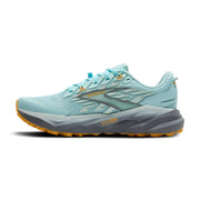 Brooks Cascadia 19 Trail Running Shoes for Women - Clearwater/Grey/Apricot - 7M