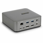 StarTech.com Thunderbolt 5 Docking Station, Dual 8K 60Hz, Triple 4K 144Hz, 140W Laptop Charging, 2.5GbE Ethernet, USB4 Compatible, Space Gray, 215N-TB5USB4DOCK