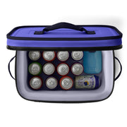 YETI Hopper Flip 18 Soft-Side Cooler, Leakproof HydroLok Zipper, ColdCell Insulation, Ultramarine Violet, 18 Qt, 18060131624