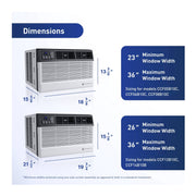 Friedrich Chill Premier 12,000 BTU Window Air Conditioner with QuietMaster Technology, Wi-Fi Enabled, White, CCF12B10C