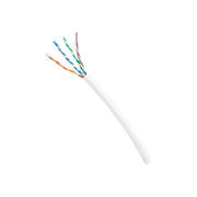 C2G Cat6 Ethernet Cable, 1000ft, White, Unshielded UTP, Riser CMR Rated, 550 MHz, Solid Conductor, TAA Compliant