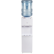Great Value VWD1112W Top Loading Hot, Cold Temperature Water Dispenser, White Water Cooler, 36.4