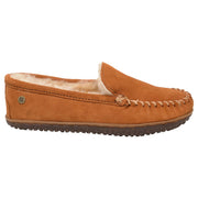 Minnetonka Sheepskin Terese Slippers for Ladies - Brown - 7M