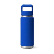 YETI Rambler 26 oz Water Bottle, Vacuum Insulated Stainless Steel, Royal Blue, Color-Matching Straw Cap, 21071507314