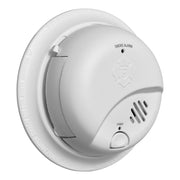 First Alert Battery-Powered Ionization Smoke Detector with Precision Detection Technology, Front Access Battery Compartment, Audible Alarm, White, SMI100
