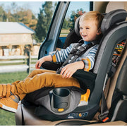 Chicco MyFit Harness Booster Car Seat - Iron: 5-Point Harness, LATCH Compatible, Machine Washable
