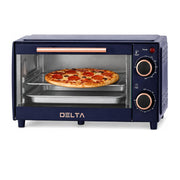 Prime Cuisine DT-1032_BLU 2 Slice Toaster Oven Small Countertop Compact 9 in