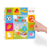 Battat Tiny Talkers A Day at the Park Interactive Button Sound Book, Learning Toy for Toddlers, Multicolor, BT1896G