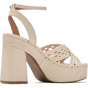 DV Dolce Vita Whishora Platform Block Heel Sandal, Ivory, 11