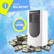 Tacool Portable Air Conditioner 8000 BTU 3-in-1 Cooling Dehumidifier Fan White Covers up to 250 Sq Ft TACOOL-4400BTU SACC-08AC-1.16