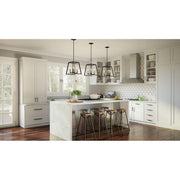 Quoizel Tilly 4-Light Pendant Light Fixture, Matte Black, Farmhouse Style, Dimmable, 14 in W x 15.75 in H, TIL2814MBK
