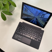 INI Bluetooth Keyboard with Multi-Touch Trackpad, Ultra Slim-Ice Blue With Backlit