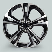 Onesaimei 18x7.5 Alloy Wheel Rim Black, 5x114.3mm Lug Pattern, 66.1mm Center Bore, 43mm Offset for Nissan Sentra SR 2020-2022