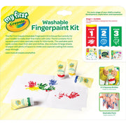 Crayola My First Fingerpaint Kit, Washable Paint Set, 14 Pieces