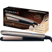 Remington Keratin Protect Hair Straightener with Keratin and Almond Oil Infused Plates, Digital Display, 5 Temperature Settings, Turbo Boost Mode, Orange and Copper, S8540
