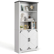 Ktaxon 70.9'' 3 Tier Farmhouse Cabinet, White