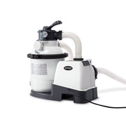 Intex 26643EG 1200 GPH Above Ground Pool Sand Filter Pump with Automatic Timer