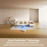 Dreame RLF12SA GoVac 200L Robotic Vacuum and Mop, 13,000Pa Vormax Suction, 2-in-1 Vacuuming and Mopping System, Smart Pathfinder Technology, All-Rubber Floating Brush, App and Voice Control