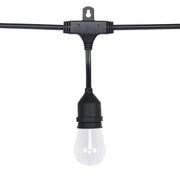 Honeywell 24 ft. Color Changing LED String Light Set, 8 Shatter-Resistant Bulbs, Remote Control, Multicolor, Warm White, ST124E216185