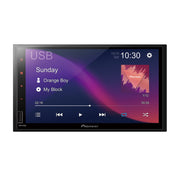Pioneer DMH-140BT Double DIN Car Stereo, 7 in Capacitive Touchscreen, WSVGA Display, Bluetooth Hands-Free Calling, Audio Streaming, Backup Camera Ready