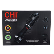CHI Volumizer 4-in-1 Blowout Brush Hair Dryer with Ionic Technology, Four Interchangeable Attachments, Rose Gold, CA7569A