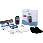 Omron Max Power Relief TENS Therapy Unit, Portable Muscle Stimulator with 9 Preset Modes, 15 Intensity Levels, Reusable Pads, PM3032