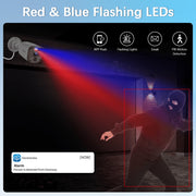 WEILAILIFE 5MP Wired Security Camera System with 6-Channel DVR, 1TB HDD, Red and Blue Warning Lights, 130 Wide-Angle Lens, PIR Human Detection, IP67 Weatherproof