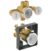 Delta R18000-XO Jetted Shower Rough-In Valve with Extra Outlet 6-Setting
