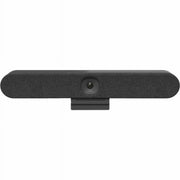 Logitech Rally Bar Huddle 4K Ultra HD Video Bar with AI Video Intelligence, Six Beamforming Microphones, Multi Mount, USB and Appliance Mode, Black, 960-001485