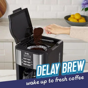 Newell Brands 2182808 Mr. Coffee 12 Cup Speed Brew Coffee Maker with Decaf Function