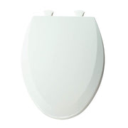 Bemis 1500EC068 Molded Wood Elongated Toilet Seat With Easy Clean and Change Hinge Fawn Beige
