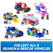 Spin Master Paw Patrol Skye Search & Rescue Helicopter Toy with Pull-Back Action, Rotating Rotor, Includes 2 Figures, Multicolored, 6 in, 6074777