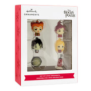 Hallmark Disney Hocus Pocus Mini Ornaments, Shatterproof Plastic, Set of 6, Holiday Collectible Decorations