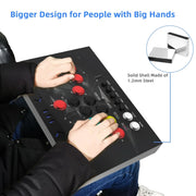 NBCP KT516 Arcade Fight Stick - Hitbox arcade fighting Joystick - Street Fighter Games Controler with Turbo for PS3, Nintendo Switch