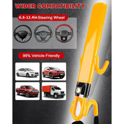 MRSXXNTY Steering Wheel Lock, Heavy-Duty Alloy Steel Twin Bars, Adjustable Fit 6.6